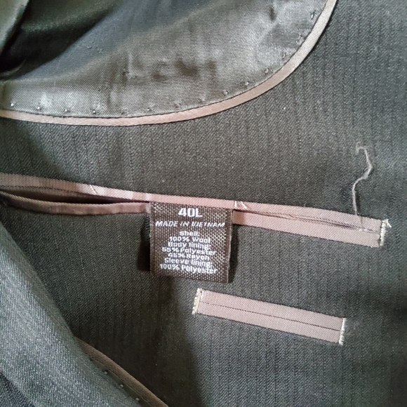 Marc Anthony Men's Suit Jacket Blazer 40L Black - Picture 6 of 8